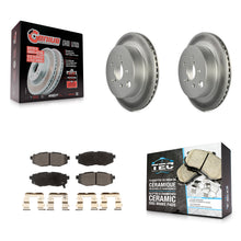 Load image into Gallery viewer, [Rear] 2014-2018 Subaru Forester 2.0L Premium Coated Rotors &amp; Ceramic Pads Brake Kit For Max Braking
