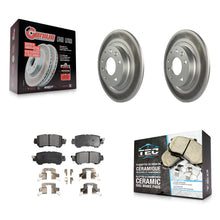 Load image into Gallery viewer, [Rear] 2016-2018 Mazda CX-3 Premium Coated Rotors &amp; Ceramic Pads Brake Kit For Max Braking
