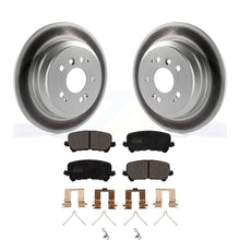 Charger l&#39;image dans la galerie, Rear Coated Disc Brake Rotors Ceramic Pad Kit For Honda Pilot Ridgeline Passport