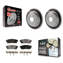 Load image into Gallery viewer, Rear Coated Brake Rotors Ceramic Pad Kit For Toyota Camry RAV4 Lexus NX200t C-HR