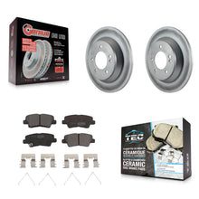 Load image into Gallery viewer, Rear Coat Brake Rotors Ceramic Pad Kit For Kia Rondo With Electric Parking