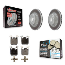 Load image into Gallery viewer, Rear Coated Brake Rotor Ceramic Pad Kit For BMW 328i 428i 320i xDrive 228i M235i