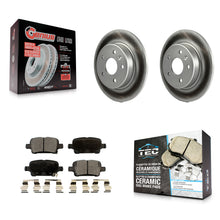 Load image into Gallery viewer, Rear Coat Disc Brake Rotors Ceramic Pad Kit For Chevrolet Cruze Volt Bolt EV EUV