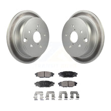 Load image into Gallery viewer, Rear Coated Disc Brake Rotors And Ceramic Pads Kit For Subaru WRX