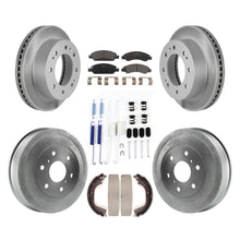 Load image into Gallery viewer, Front Rear Coated Rotors Ceramic Pad Drum Kit (7Pc) For Chevrolet Silverado 1500