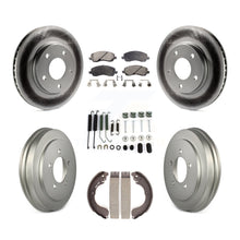 Load image into Gallery viewer, Front Rear Coated Disc Brake Rotors Ceramic Pad Drum Kit (7Pc) For Dodge Caliber