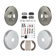 Load image into Gallery viewer, Front Rear Coat Brake Rotor Ceramic Pad Drum Kit (7Pc) For Toyota Matrix Pontiac