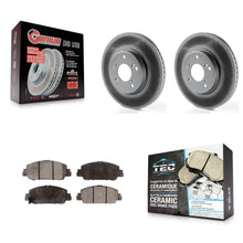 Load image into Gallery viewer, Front Coated Disc Brake Rotors And Ceramic Pads Kit For Honda Accord HR-V