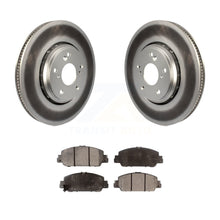 Load image into Gallery viewer, Front Coated Disc Brake Rotors And Ceramic Pads Kit For Honda Accord