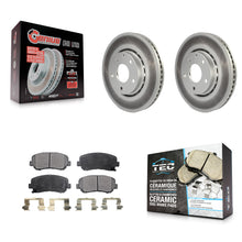 Charger l'image dans la galerie, Front Coated Disc Brake Rotors And Ceramic Pads Kit For Mazda CX-5