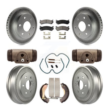 Charger l'image dans la galerie, Front Rear Coated Brake Rotor Ceramic Pad Drum Kit (9Pc) For Chevrolet Silverado