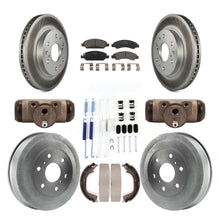 Load image into Gallery viewer, Front Rear Coated Brake Rotor Ceramic Pad Drum Kit (9Pc) For Chevrolet Silverado