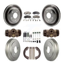 Load image into Gallery viewer, Front Rear Coated Disc Brake Rotors Ceramic Pad Drum Kit (9Pc) For Dodge Caliber