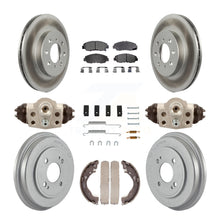 Load image into Gallery viewer, Front Rear Coated Disc Brake Rotors Ceramic Pad Drum Kit (9Pc) For Honda Insight