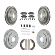 Load image into Gallery viewer, Front Rear Coated Disc Brake Rotors Ceramic Pad Drum Kit (7Pc) For Honda Insight