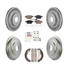 Load image into Gallery viewer, Front Rear Coat Disc Brake Rotor Ceramic Pad Drum Kit (7Pc) For Volkswagen Jetta