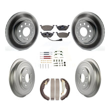 Charger l'image dans la galerie, Front Rear Coat Disc Brake Rotor Ceramic Pad Drum Kit (7Pc) For Volkswagen Jetta
