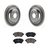 Rear Coated Disc Brake Rotors And Ceramic Pads Kit For Audi A4 Quattro