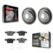Load image into Gallery viewer, Rear Coat Disc Brake Rotor Ceramic Pad Kit For Audi A3 Quattro Volkswagen e-Golf