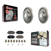 Charger l'image dans la galerie, Rear Coated Disc Brake Rotors And Ceramic Pads Kit For Jeep Renegade Fiat 500X