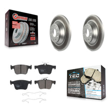 Load image into Gallery viewer, Rear Coated Disc Brake Rotor Ceramic Pad Kit For Volkswagen Tiguan Jetta Audi TT