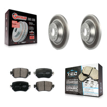 Load image into Gallery viewer, [Rear] 2016-2018 Audi Q3 Quattro Premium Coated Rotors &amp; Ceramic Pads Brake Kit For Max Braking