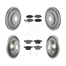 Charger l'image dans la galerie, Front Rear Coated Disc Brake Rotors And Ceramic Pads Kit For Audi TT Quattro