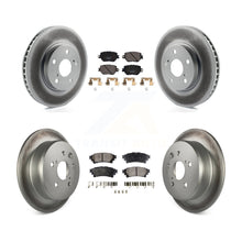 Charger l&#39;image dans la galerie, Front Rear Coated Disc Brake Rotors And Ceramic Pads Kit For Lexus IS250