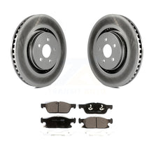 Charger l&#39;image dans la galerie, Front Coated Brake Rotor Ceramic Pad Kit For Ford Fusion Lincoln MKZ Continental