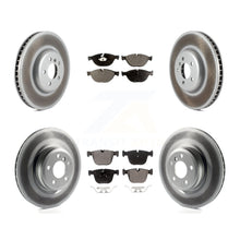 Load image into Gallery viewer, Front Rear Coat Brake Rotor Ceramic Pad Kit (6Pc) For BMW 750Li xDrive 750i 550i
