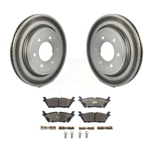 Charger l&#39;image dans la galerie, Rear Coat Brake Rotor Ceramic Pad Kit For Ford F-150 With Electric Parking