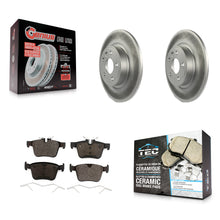 Charger l'image dans la galerie, Rear Coat Disc Brake Rotor Ceramic Pad Kit For Land Rover Discovery Sport Jaguar