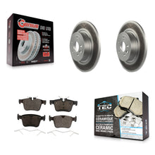 Load image into Gallery viewer, [Rear] 2016-2019 Land Rover Range Evoque Premium Coated Rotors &amp; Ceramic Pads Brake Kit For Max Braking
