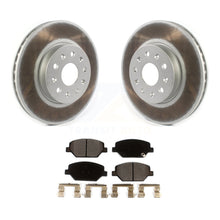 Charger l&#39;image dans la galerie, Front Coated Disc Brake Rotors And Ceramic Pads Kit For Chevrolet Camaro