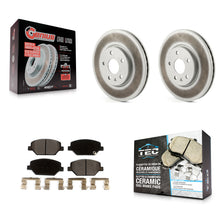 Load image into Gallery viewer, [Front] 2019 Buick Envision Cadillac XT4 Premium Coated Rotors &amp; Ceramic Pads Brake Kit For Max Braking