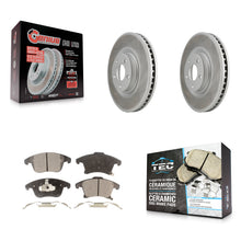 Load image into Gallery viewer, Front Coat Disc Brake Rotor Ceramic Pad Kit For Ford Police Responder Hybrid SSV