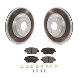 [Front] 2014-2019 Ford Fiesta ST Premium Coated Rotors & Ceramic Pads Brake Kit For Max Braking