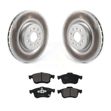 Charger l&#39;image dans la galerie, Front Coated Disc Brake Rotor &amp; Ceramic Pad Kit For 2015-2021 Ram ProMaster City