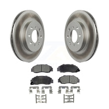 Charger l&#39;image dans la galerie, Front Coated Disc Brake Rotor &amp; Ceramic Pad Kit For 1992-1993 Acura Integra GS-R