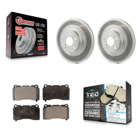 [Front] 2019 Toyota 86 TRD Special Edition Premium Coated Rotors & Ceramic Pads Brake Kit For Max Braking