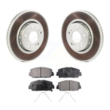 Load image into Gallery viewer, Front Coated Disc Brake Rotors And Ceramic Pads Kit For Acura RLX