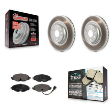 Load image into Gallery viewer, Front Coat Brake Rotor Ceramic Pad Kit For Volkswagen Golf Audi A3 Jetta Quattro