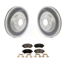 Charger l&#39;image dans la galerie, Front Coated Disc Brake Rotors And Ceramic Pads Kit For Toyota Yaris iA Scion