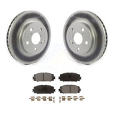 Front Coat Disc Brake Rotor Ceramic Pad Kit For Toyota Prius Corolla Prime AWD-e