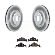 Load image into Gallery viewer, Front Coated Brake Rotors Ceramic Pad Kit For Audi Q5 A4 A5 Quattro A6 Sportback