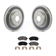 Charger l&#39;image dans la galerie, Front Coated Disc Brake Rotors And Ceramic Pads Kit For Subaru Impreza