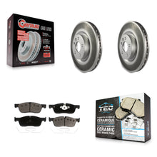 Load image into Gallery viewer, Front Coat Disc Brake Rotor Ceramic Pad Kit For Land Rover Discovery Sport Range