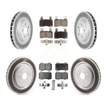 Charger l'image dans la galerie, [Front+Rear] 2010-2015 Chevrolet Camaro SS Premium Coated Rotors &amp; Ceramic Pads Brake Kit For Max Braking