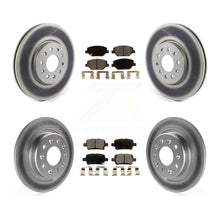 Load image into Gallery viewer, Front Rear Coated Brake Rotors Ceramic Pad Kit For Chevrolet Equinox GMC Terrain