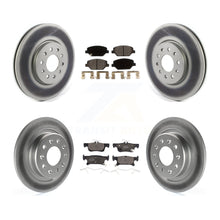 Charger l&#39;image dans la galerie, Front Rear Coated Disc Brake Rotors And Ceramic Pads Kit For Buick Envision